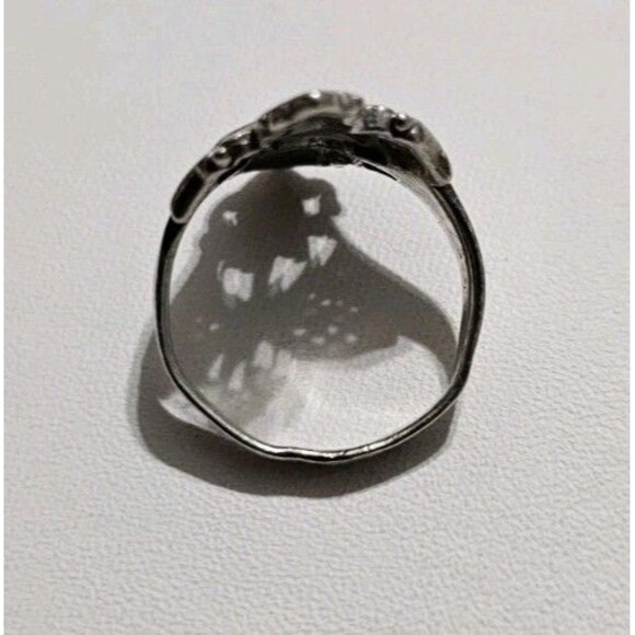 Sterling Silver 925 Cross Ring Size 7 - Picture 8 of 10